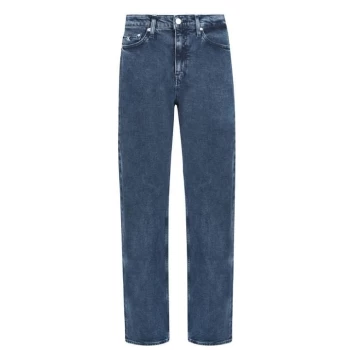 Image of Calvin Klein Jeans Rise Loose Jeans - Washed Black