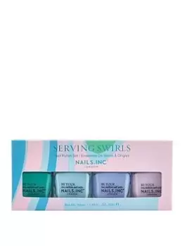 Image of Nails Inc Serving Swirls Nail Polish Quad