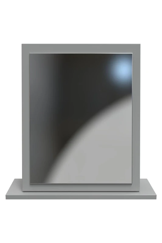 Image of Heddon Mirror In Dusk Grey (Ready Assembled)