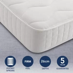 Image of Silentnight Firm Memory Pocket 1000 Mattress White