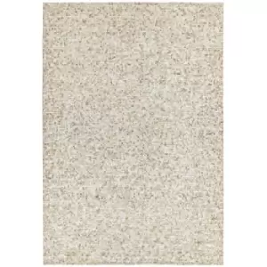 Image of Asiatic Carpets Elona Mosaic Cowhide Hand Sewn Rug Silver - 160 x 230cm