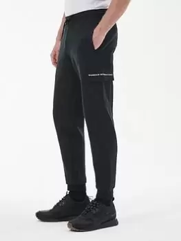 Image of Barbour International Motored Cuffed Joggers - Black Size M Men