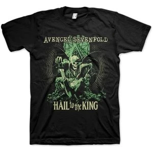 Image of Avenged Sevenfold - Hail to the King En Vie Unisex XX-Large T-Shirt - Black