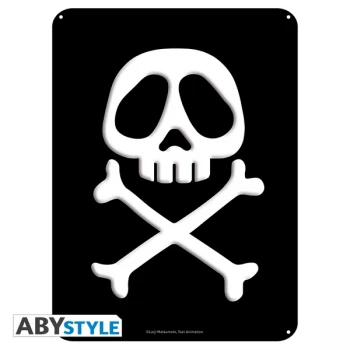 Image of Captain Harlock - Emblem (28 x 38cm) Metal Plate