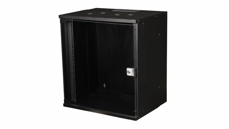 Image of Equip Eco Mount 19' Cabinet. 12U. 540X400MM. RAL9005 Black