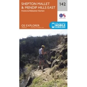 Image of Shepton Mallet and Mendip Hills East by Ordnance Survey (Sheet map, folded, 2015)