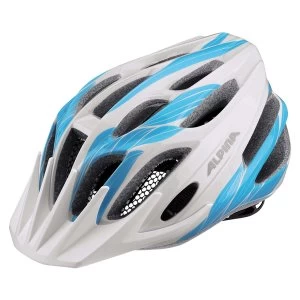 Image of Alpina FB.Jr Helmet White/Cyan 50-55cm