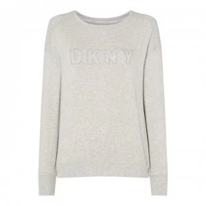 Image of DKNY Core Long Sleeve Top - 037 LT GREY