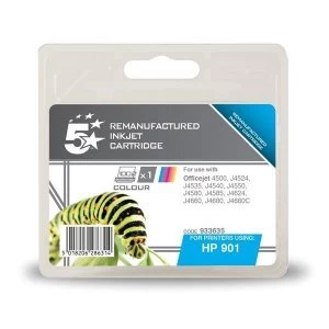Image of 5 Star Office HP 901 Tri Colour Ink Cartridge