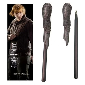 Image of Harry Potter Ron Weasley Wand Pen And Bookmark