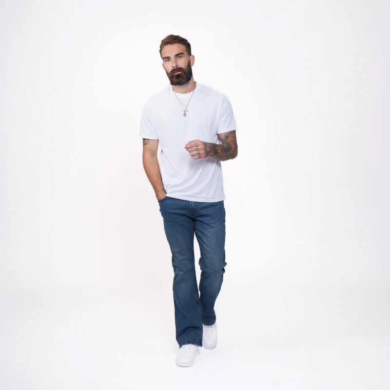 Image of Firetrap Firetrap Tokyo Bootcut Jeans Mens Boot GCast Wash male 30W S