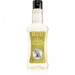 Image of Reuzel Tea Tree 3 in1 Shampoo, Conditioner & Body Wash For Him 350ml