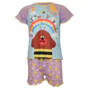 Image of Hey Duggee Girls Bee Kind Short Pyjamas Set (2-3 Years) (Lilac)