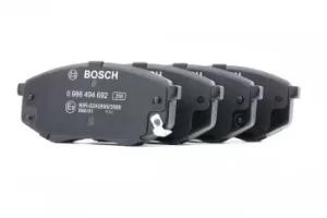 Image of Bosch Brake Pads HYUNDAI 0 986 494 692 581011KA00,581012SA30,581011KA00 Disk Pads,Brake Pad Set, disc brake 581012SA30,0446502010,0446502050