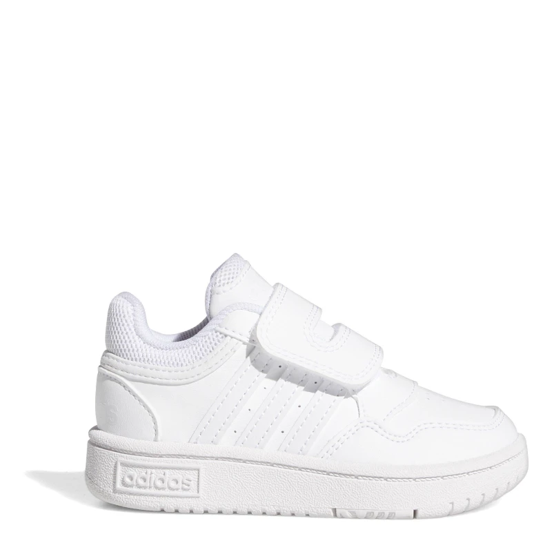 Image of adidas Hoops Court Infant Boys Trainers - White White C3