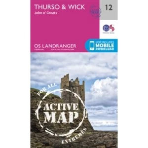 Image of Thurso & Wick, John O'Groats by Ordnance Survey (Sheet map, folded, 2016)