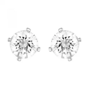 Image of Ladies Swarovski Stainless Steel Attract Earrings