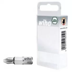 Image of Wiha 7012-921 07859 Philips bit PZ 1 Chromium-vanadium steel tempered C 6.3