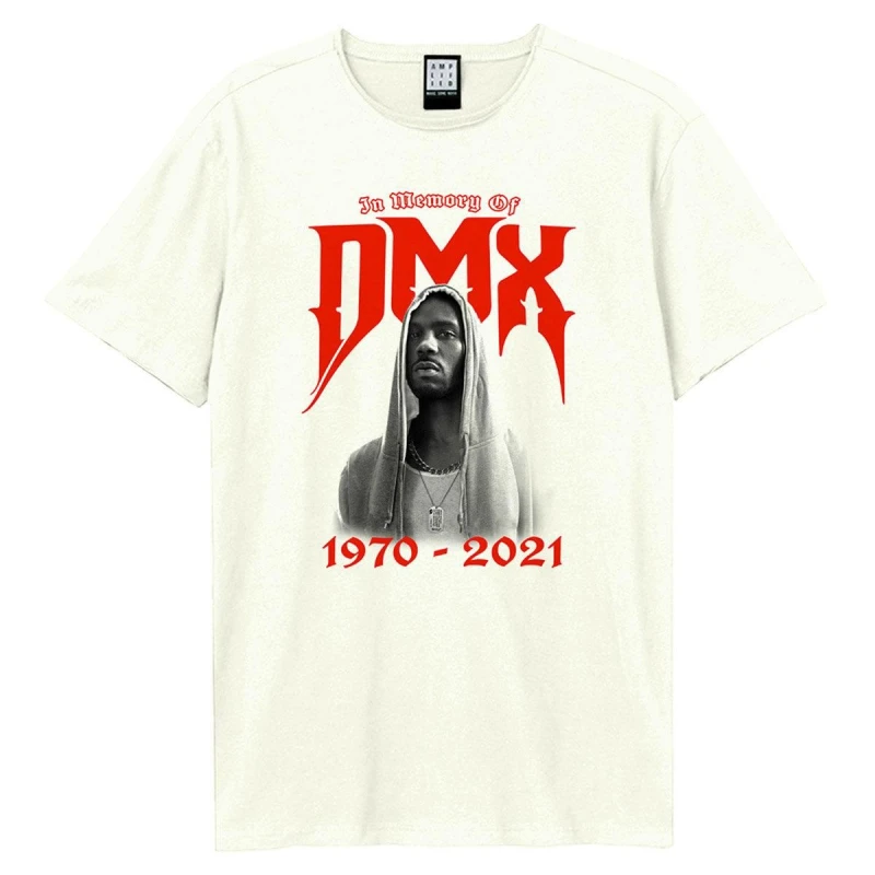 Image of Amplified Amplified Men 1970-2021 DMX T-Shirt in White Size: X-Small White XS Male 5063527632937