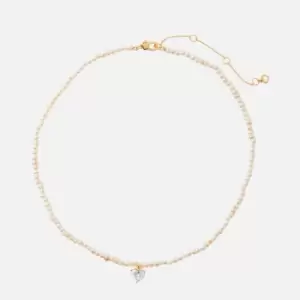 Image of Kate Spade New York Pearl Strand Heart Pendant