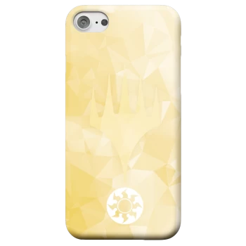 Image of Magic The Gathering White Mana Phone Case for iPhone and Android - iPhone 7 Plus - Snap Case - Gloss