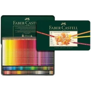 Image of Faber Castell Polychromos Artists' Colour Pencil Set Tin of 120