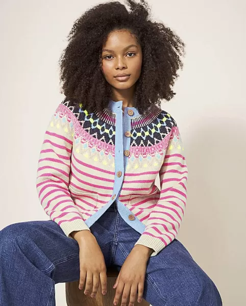 Image of White Stuff Woodland Fairisle Cardigan