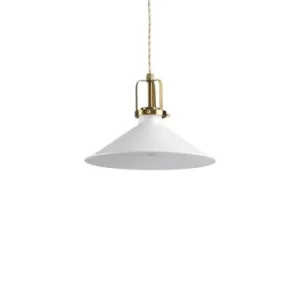 Image of Eris-3 Indoor Dome Ceiling Pendant Lamp 1 Light White, E27