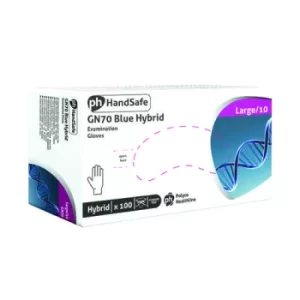 Image of Shield Vinyl/Nitrile Mix Powder Free Gloves Large (Pack of 100) GN70