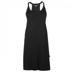 Image of DKNY Logo Back Chemise Ladies - 001 BLACK