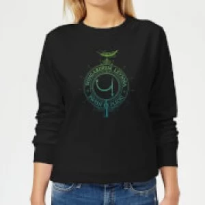 Image of Harry Potter Wingardium Leviosa Womens Sweatshirt - Black