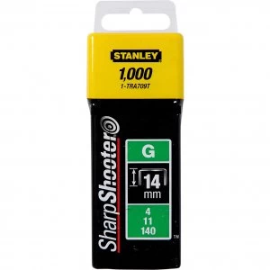 Image of Stanley Heavy Duty Sharpshooter Type G Staples 14mm Pack of 1000