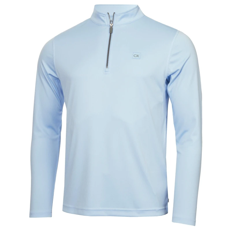 Image of Calvin Klein Golf Mens Pullover Jumper Air Blue male Small
