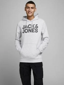Image of Jack & Jones Jack & Jones Logo Overhead Hoodie