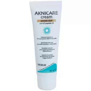 Image of Synchroline Aknicare Coloured Emulsion for Acne Prone Seborrhoeic Skin Shade Clair 50ml
