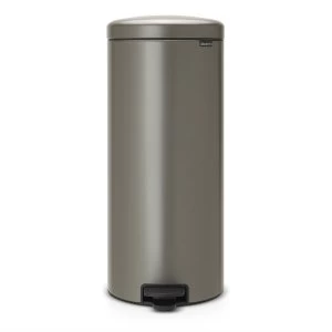 Image of Brabantia newlcon 30L Pedal Bin - Platinum