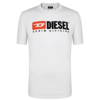 Image of Diesel Division Short Sleeve T Shirt - White