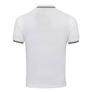 Image of AWDis Mens Stretch Tipped Piqu Polo Shirt (2XL) (Royal/White)