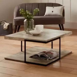 Image of Pacific Jersey Lam Coffee Table, Grey Wood Effect Natural