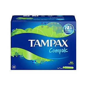 Image of TAMPAX COMPAK tampon super 22 uds