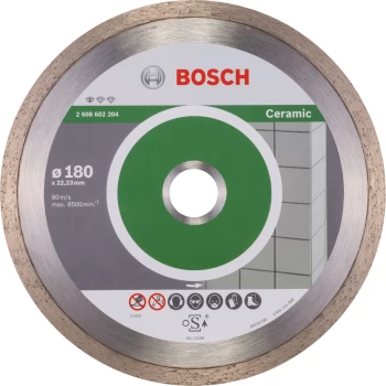 Image of Bosch Diamond Cutting Disc for Ceramic , Porcelain and Stone 180mm