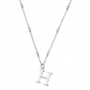 Image of Iconic Initial H Silver Necklace SNCC4040H