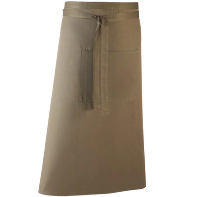 Image of Premier Premier Colours Bar Apron in Grey Grey One Size Unisex 5063470679980