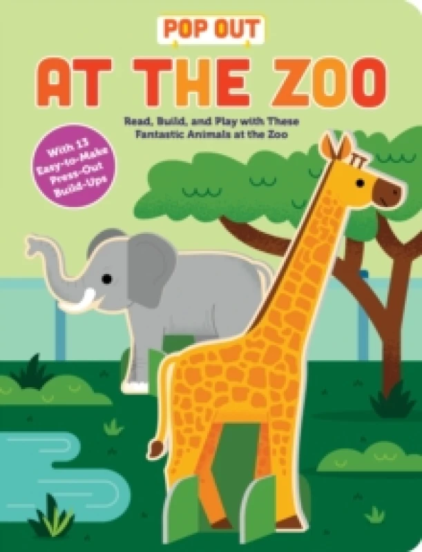 Image of Pop Out at the Zoo : Read, Build, and Play with these Fantastic Animals at the Zoo Board book