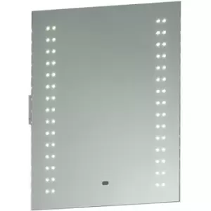 Image of Loops - IP44 LED Bathroom Mirror 60cm x 50cm Vanity Light Shaver Socket & Motion Switch