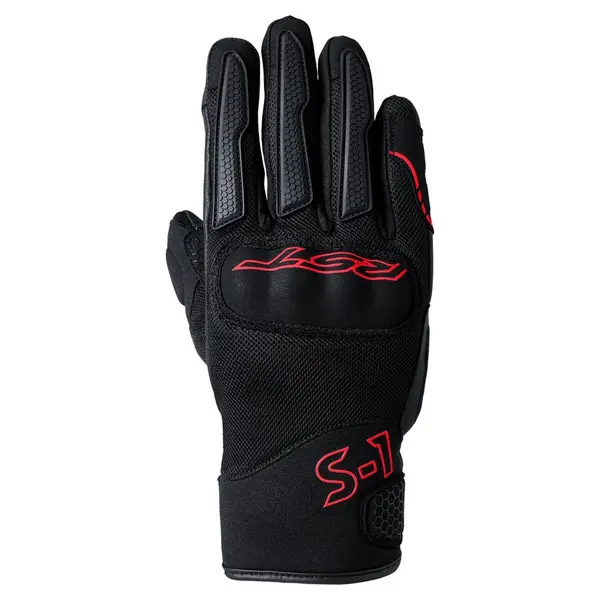 Image of RST S1 Mesh Gloves Black Grey Red Size 12
