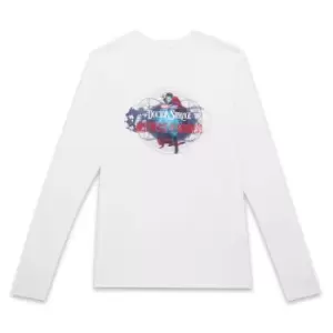 Image of Marvel Dr Strange Composition Unisex Long Sleeve T-Shirt - White - M