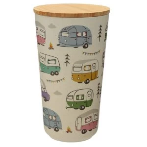 Image of Wildwood Caravan Bamboo Composite Large Round Storage Jar