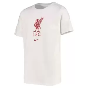 Image of 2022-2023 Liverpool Crest Tee (White)
