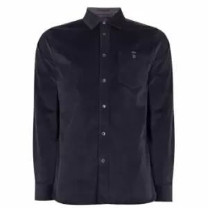 Image of Ted Baker Cord Shirt Mens - Blue